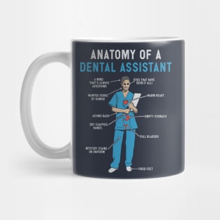 Anatomy of a Dental Assistant T-Shirt Mug